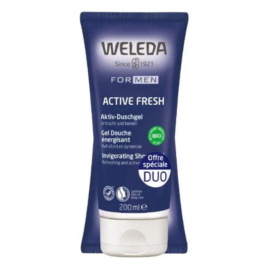 Gel Douche Homme Énergisant Active Fresh Bio