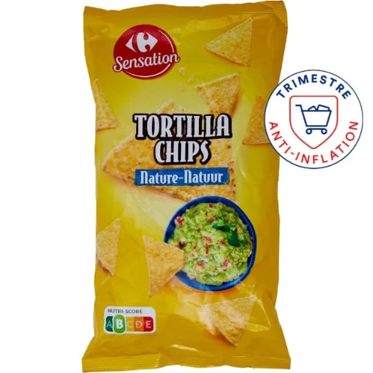 Biscuits apéritif Tortilla chips nature