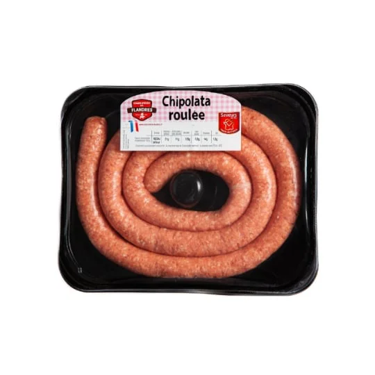 Chipolata roulée saveur en or