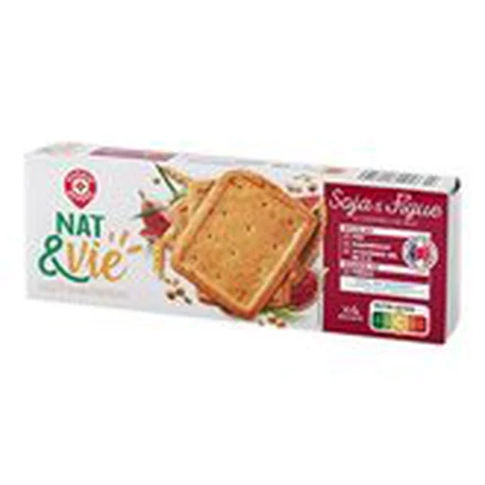 Biscuits Nat&Vie Soja/figue