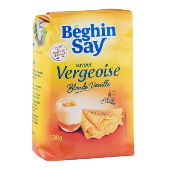 Sucre Vergeoise blonde vanille