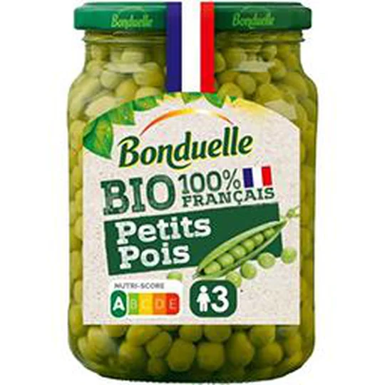 Petits Pois Légumes 100% Français Bio