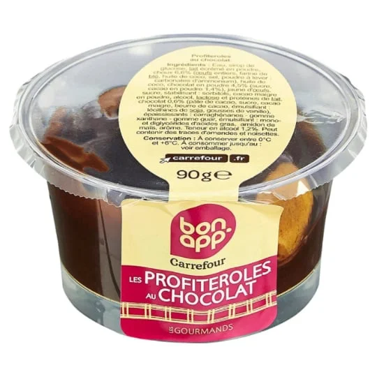 Profiteroles au chocolat BON APP'