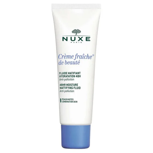 Crème Fraîche de Beauté Fluide Matifiant Hydratation 48h