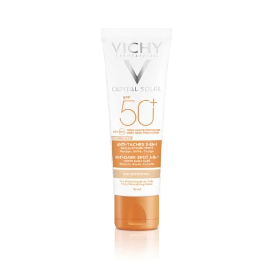 Crème après-soleil anti-tâche SPF50+
