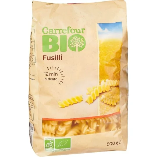 Pâtes fusilli Bio