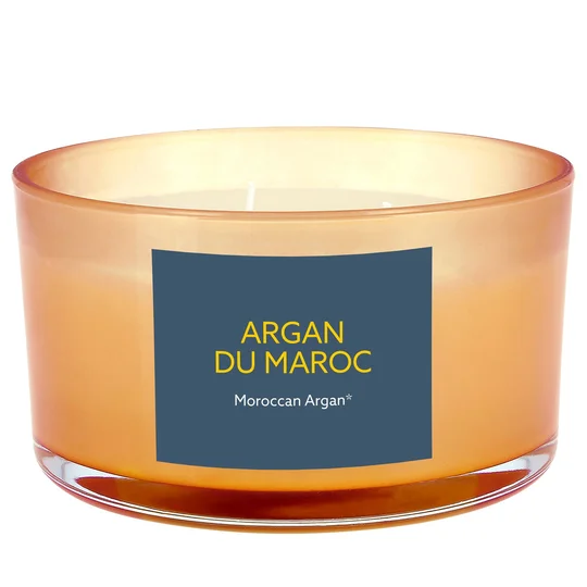 Bougie 3 mèches Argan du Maroc