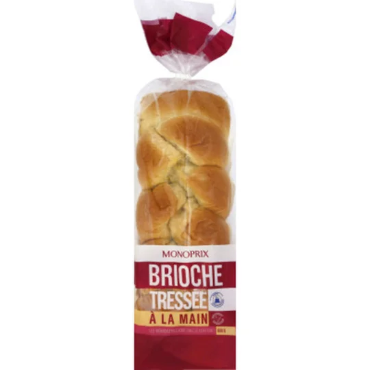 Brioche tressée à la main