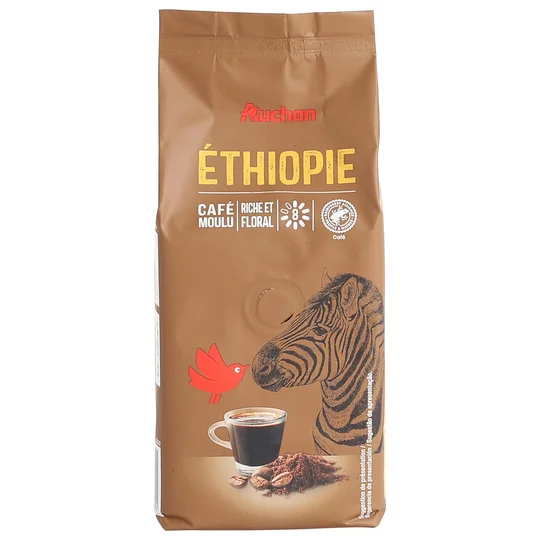 Café moulu sensation Ethiopie intensité 8