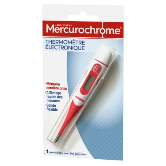 Thermomètre électronique avec étui