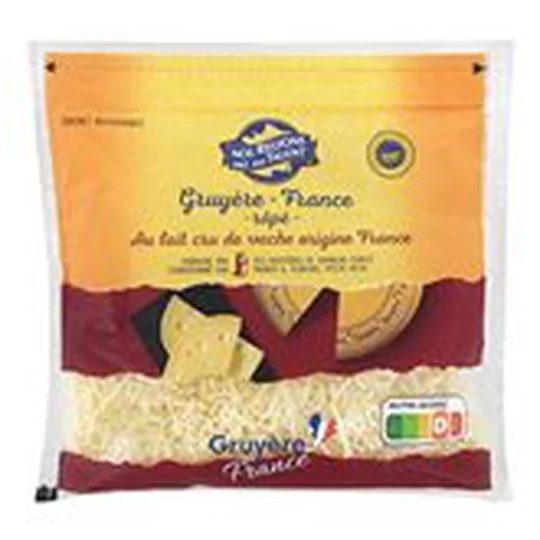 Gruyère râpé cru IGP