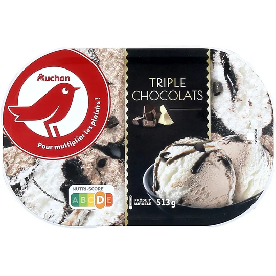 Glace aux 3 chocolats