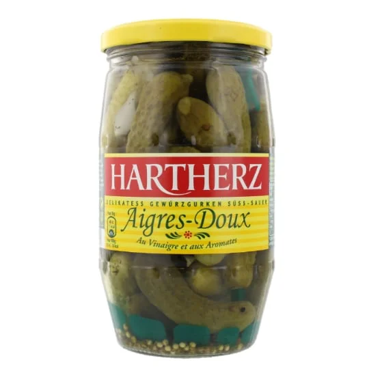 Cornichons aigres-doux