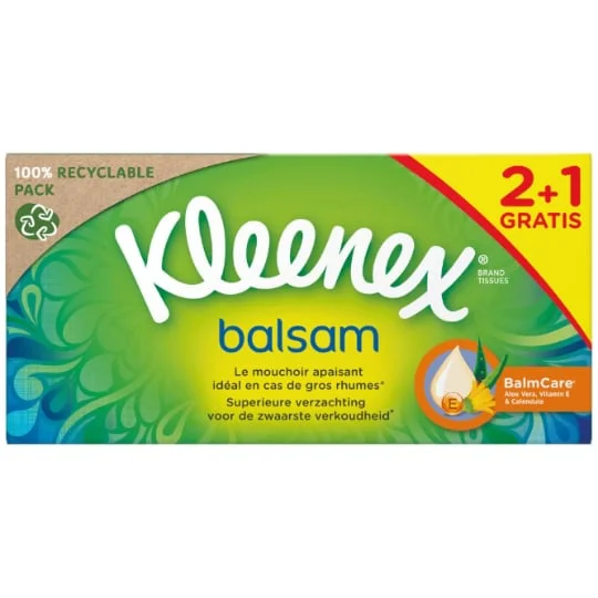 Mouchoirs balsam