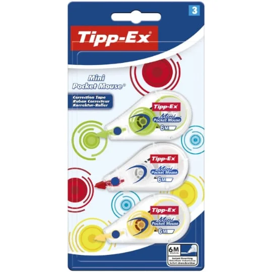 Tipp-Ex Mini Pocket Mouse Rubans Correcteurs