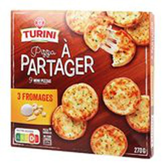Mini Pizzas Fromage x9