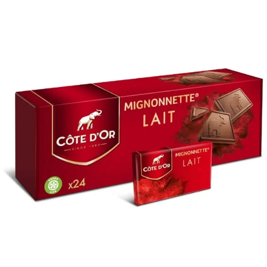 Chocolat au lait mignonnettes