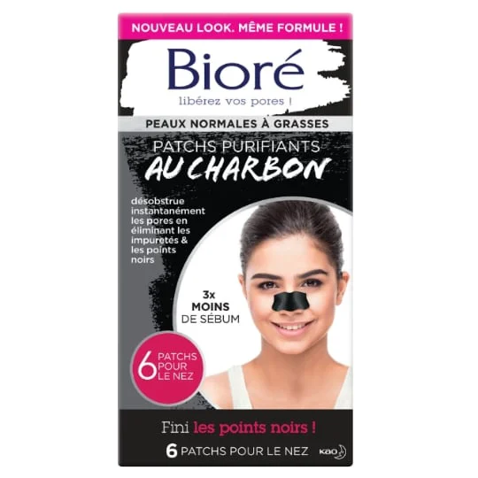 Patchs purifiants au charbon