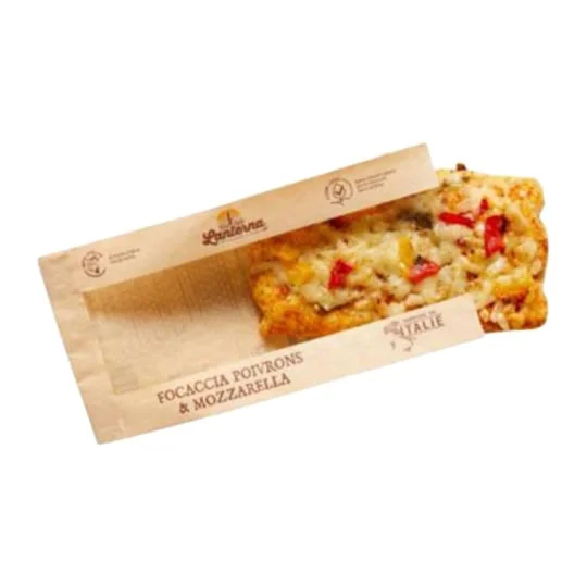 Focaccia aux herbes, beurre à l'ail et mozarella