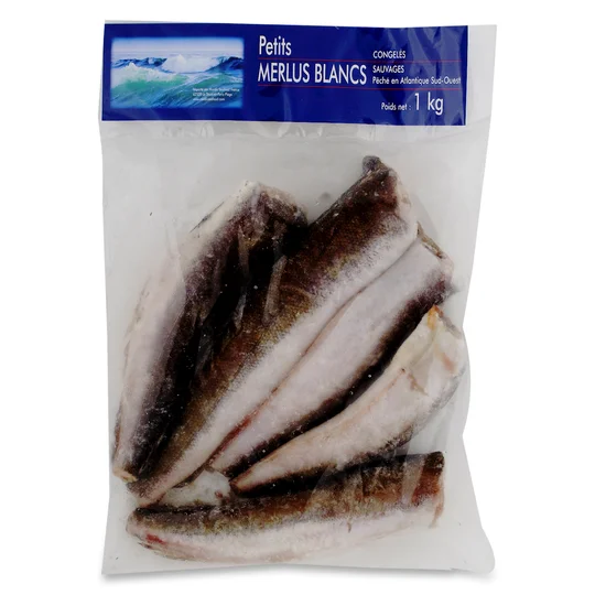 Filet de petits merlus blancs