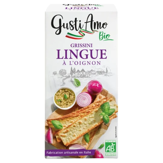 Grissini lingue à l'oignon