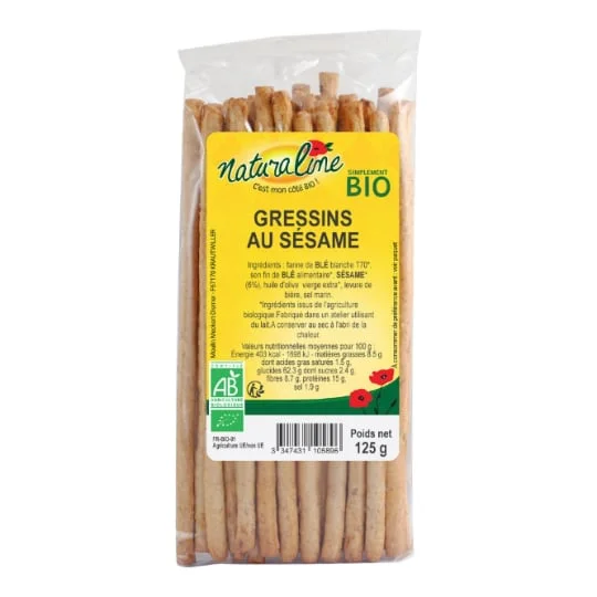 Gressins bio au sésame