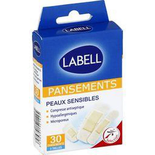 Pansements peau sensible, 3 tailles