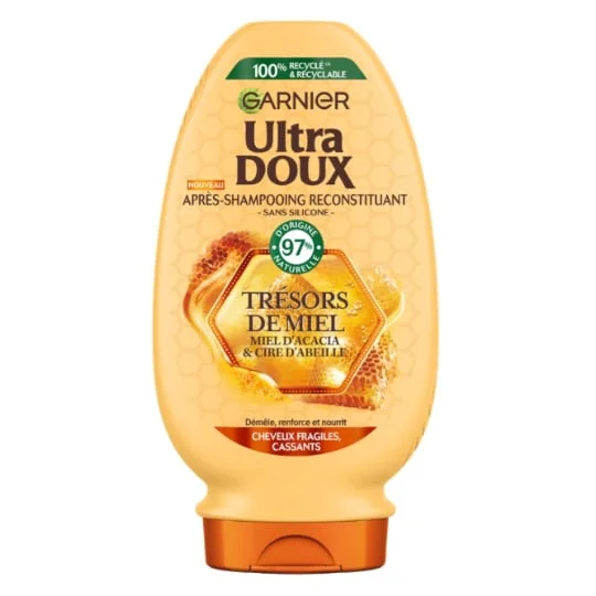 Après-Shampoing Reconstituant Cheveux Fragiles Trésor de Miel