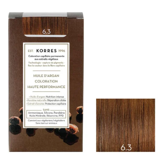 Coloration huile d'argan Golden/Honey Dark Blonde 6.3