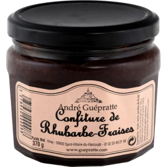 Confiture rhubarbe-fraises