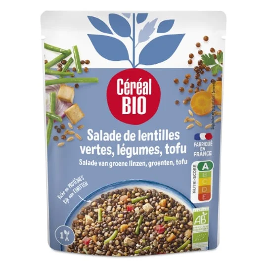 Salade de lentilles tomates épeautre Bio