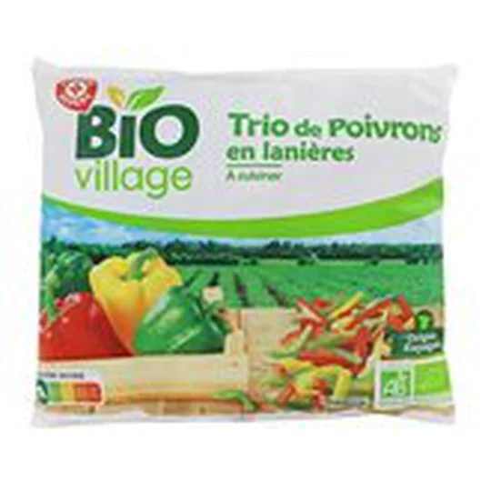 Lanières Trio de poivrons Bio