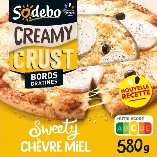 Pizza Crust Sweety Chèvre miel base crème