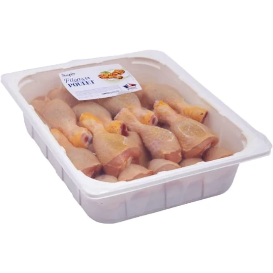 Pilons de poulet jaune