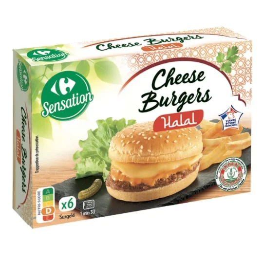 Cheeseburgers halal