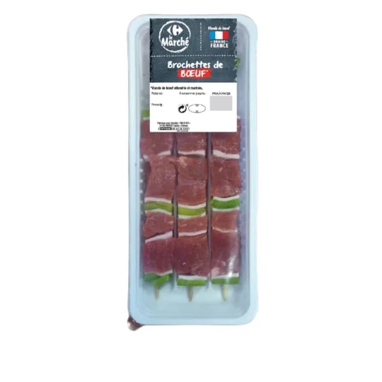 Brochettes de boeuf