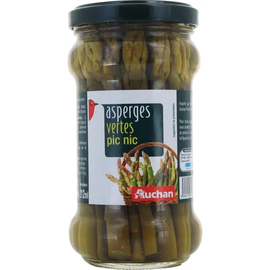 Asperges vertes miniatures en bocal
