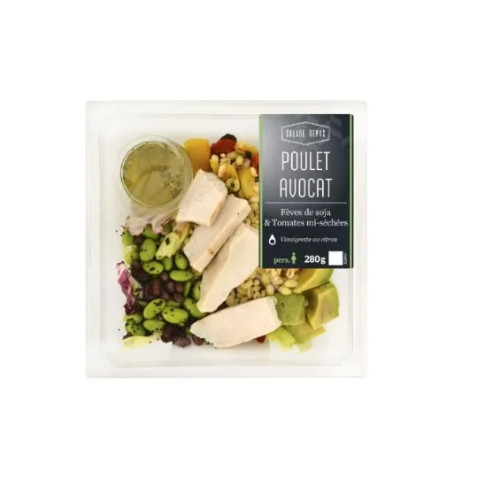 Salade poulet avocat