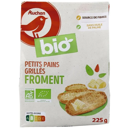 Petits pains grillés froment