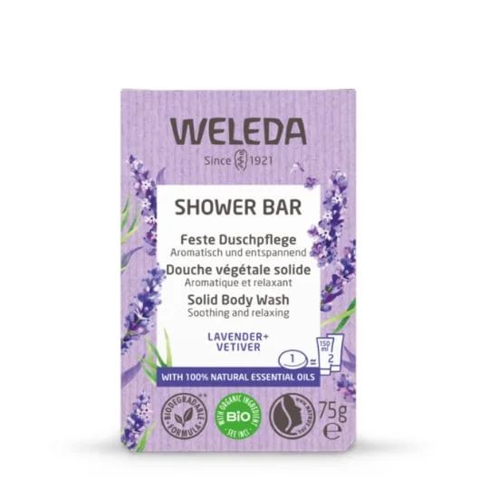 Gel Douche Solide Végétale Lavende & Vetiver Bio Shower Bar