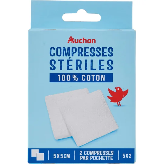 Compresses stériles