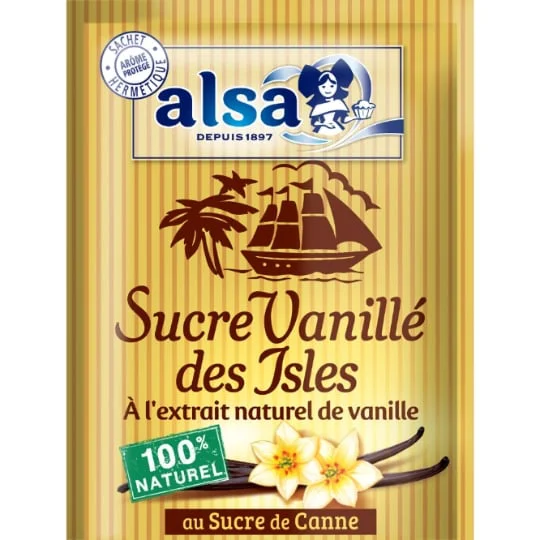 Sucre de canne vanillé