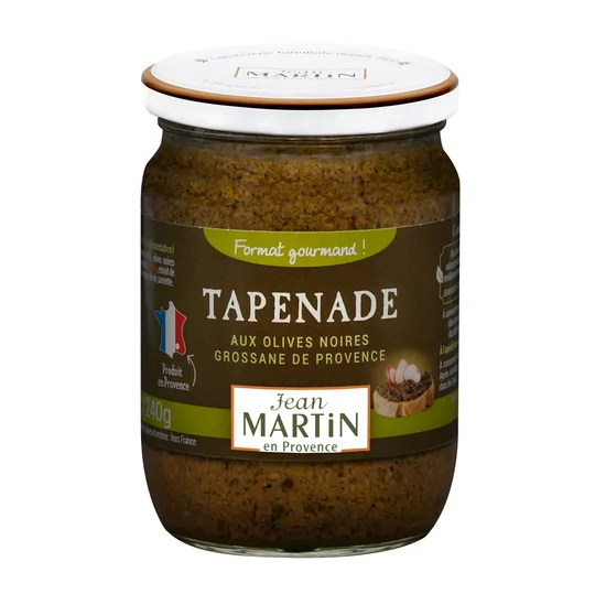 Tapenade aux olives noires Grossane de Provence