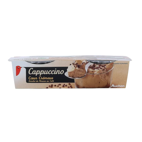 Dessert pâtissier au cappuccino