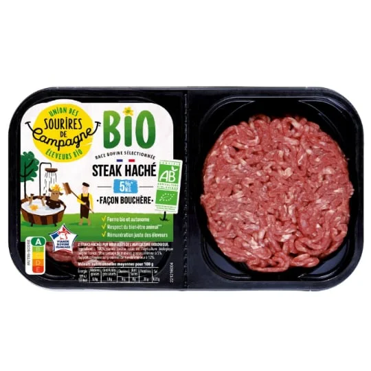 Steak haché façon bouchère Bio