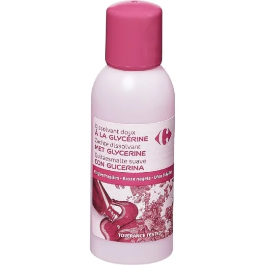 Dissolvant doux à la glycérine