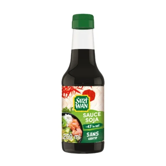 Sauce soja allégée en sel