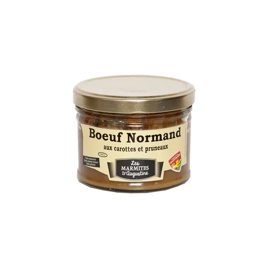 Boeuf Normand aux carottes et pruneaux sans gluten