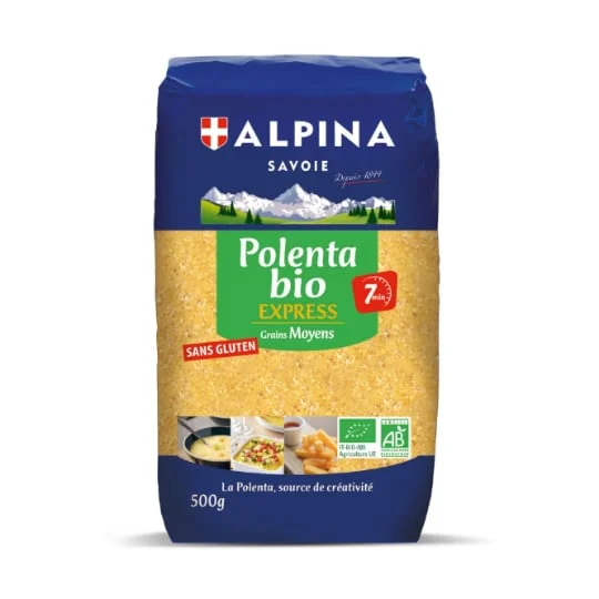Polenta bio grains moyens s/gluten