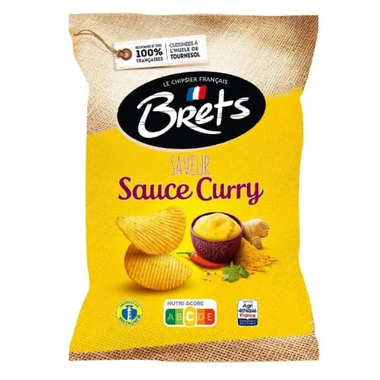 Chips sauce curry